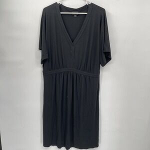J Jill  Woman's Wearever Collection Black Knit Dress Large‎ Tall